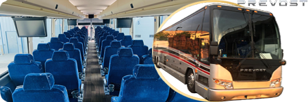 Prevost Coach Bus service in NYC